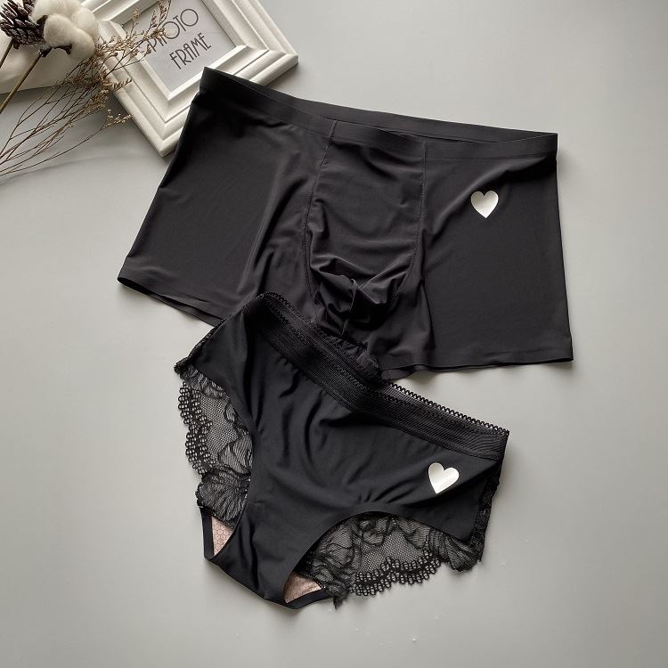 2021 new trendy couple's underwear light extravagant pure desire for men and women the same sexy wind is comfortable and unflawless romantic