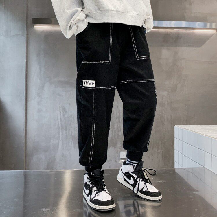Korean Boys' Casual Pants 2022 Autumn New Children's Big Boys Korean Version Loose Boys Pants Autumn Trousers - Taobao