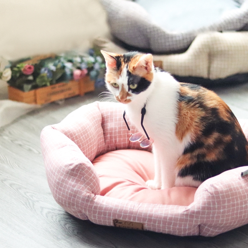 Four seasons universal deep sleep clearance kennel VIP Teddy winter warm small dog stray cat litter pet winter