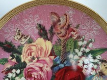 Chic 05 Cousins Antique White Gold Porcelain Dish Naughty from German Ancient Dong Shop Butterfly)