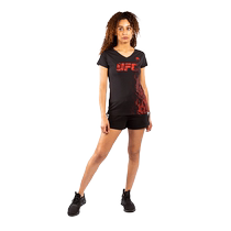 VENUM venom UFC joint Gdou Week womens money T-shirt Fight Boxing Suit V Collar Short Sleeve Training Clothing Cotton T Blouse