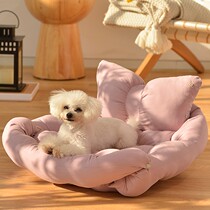 Dog kennel four seasons universal dog bed small and medium-sized dog teddy bear net red cat nest winter warm pet dog mat