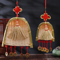 Joe Relocation New Home Happy Door Sweep The Dustpan Pendant New House Moving Into the Residence Ritual Occupation with Decorative Items