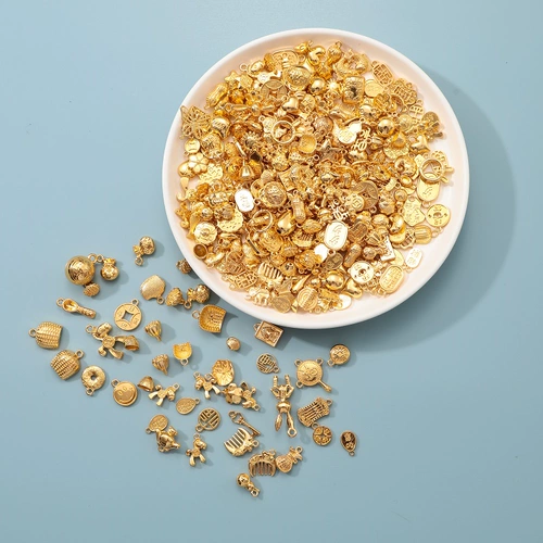 Металлическая серебряная смешанная подвеска, браслет, ожерелье, аксессуар, аксессуары, 50 грамм, золото и серебро, DIY