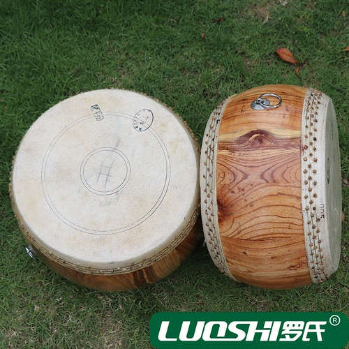 Семейство Luo Bamboo-шпилька барабана Двойная барабанная барабанная барабанная барабана плоская барабанная барабанная барабанная барабана плоская барабана chuantang Даосский барабан гонг гонг битва 𢧐 Drum