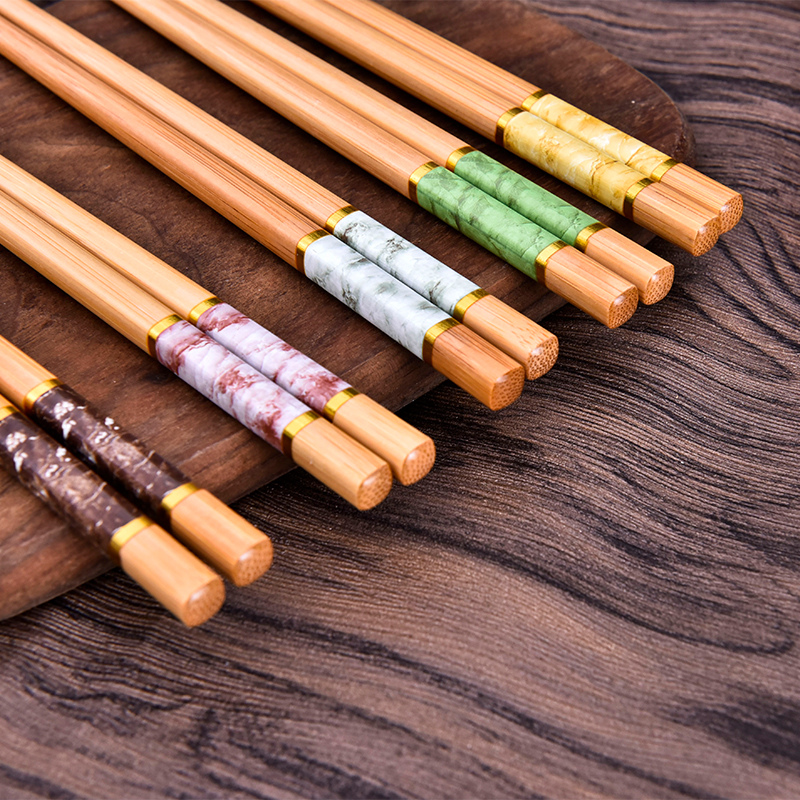 怡承高檔楠竹筷子中式高端防霉防滑家用2021新款一人一筷區分餐具