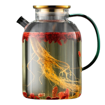 Wine glass bottle household high-end sealed ginseng insect herbal wine making tank special wine container Rolando 947g