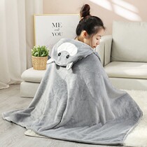 Lazy carpet cute cartoon lazy sleeping carpet student shawl cloak office air conditioning blanket coral velvet cover