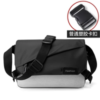 Черный с серым [обычным пластиковым пряжком]