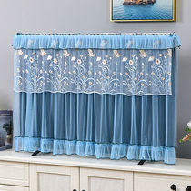TV cover boot up not to take desktop hanging universal LCD TV dust cover lace TV cover TV cover cloth