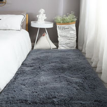 Carpet Bedroom Bedside Long Plush Girl Ins Full Bunk Room Room With Dirty Sofa Tea Table Blanket Mat