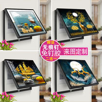 Electric meter box decoration painting free of punch and modern simple minimalist shielding total switch electric gate box distribution room dining room dining room hanging painting