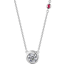 Fanci Fan Qi Jewelry (Mobius Series) 18k gold necklace womens single diamond ruby ​​pendant gift