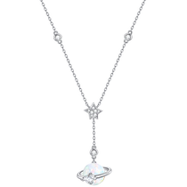 Fanci Fan Qi Silver Jewelry x Little Prince Joint Asteroid Necklace Fantasy White Female Fashion Personalized Silver Jewelry