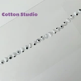 Хлопковое белое [демон -глаз] liuli нефритовый камень имитация кристаллическое стекло.