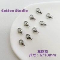 1#пряжка лобстера 10 мм 5