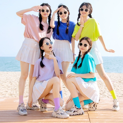 Candy Color 2022 Новые сестры притворяются короткими рукавами