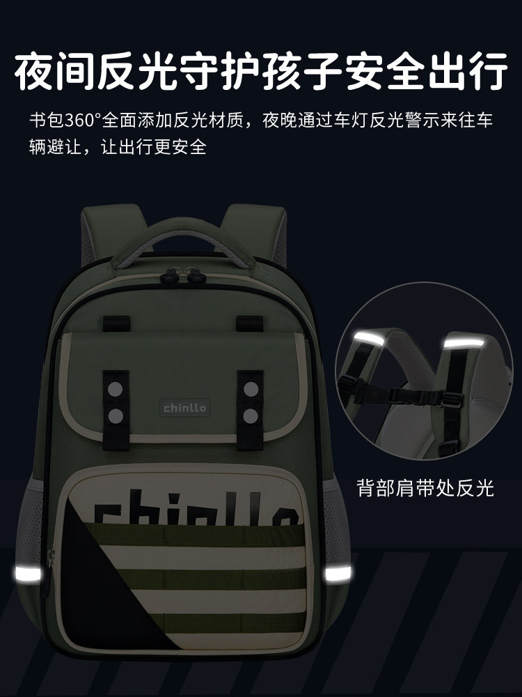 2025 New Schoolbags for Boys and Girls in Grades One to Six, Soft and Lightweight