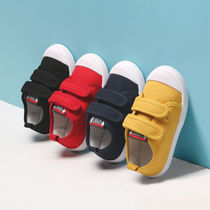Childrens canvas shoes spring and autumn new boys shoes girls white shoes baby childrens shoes kindergarten childrens shoes