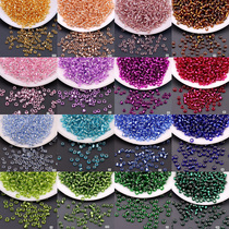 3 mm about 400 10g high-quality colored silver glass rice beads AAA grade handmade diy accessories accessories loose beads