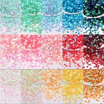 2 3 4mmAB Symphony round hole sequins French embroidery diy sequins flat piece clothing shoes and hats dress accessories