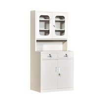 Thickened Western Medicine Cabinet Clinic Drug Display Cabinet Medical Disposal Table Operating Room Drug Rack Laboratory Drug Storage Cabinet
