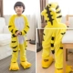 Mùa đông trẻ em đồ ngủ một mảnh hoạt hình động vật flannel dày hổ vằn con trai và cô gái trẻ em dịch vụ nhà mùa thu sleepsuit trẻ em