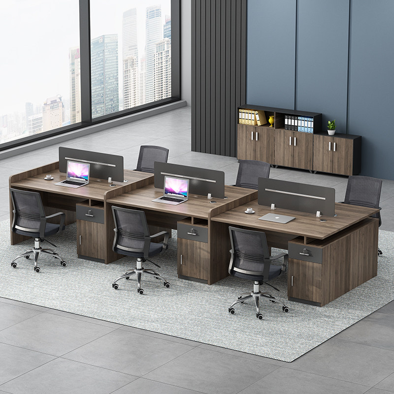 Office desk and chair combination simple modern workstation office furniture staff office computer desk financial staff desk