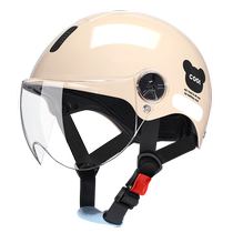 Deli childrens helmet new national standard 3c certified boy baby girl electric car winter childrens safety helmet four seasons