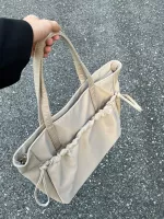 Абрикосовая вместительная и большая сумка