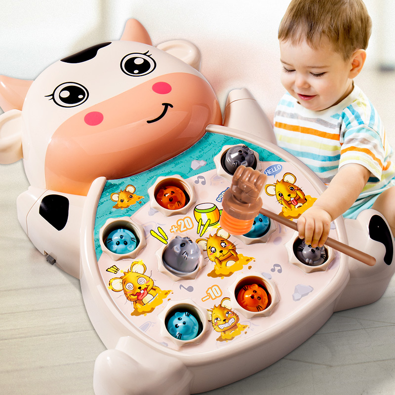 Play Mouse Toddler Toddlers Puzzle Early Education 2 Knocks 3 Babies 1 Year Old Children Two-One-Year-Half-Baby Girl Boy
