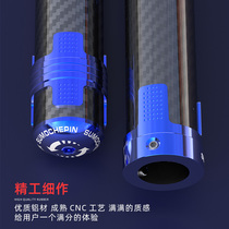 Motorcycle throttle handle gloves carbon fiber modified non-slip Yamaha handle pedal ghost fire turn handle rubber sleeve aluminum alloy