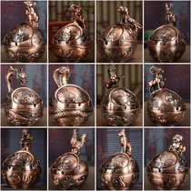 Ashtray home living room 2021 creative personality trend anti-ash flying light luxury high-end high-end atmosphere high-grade