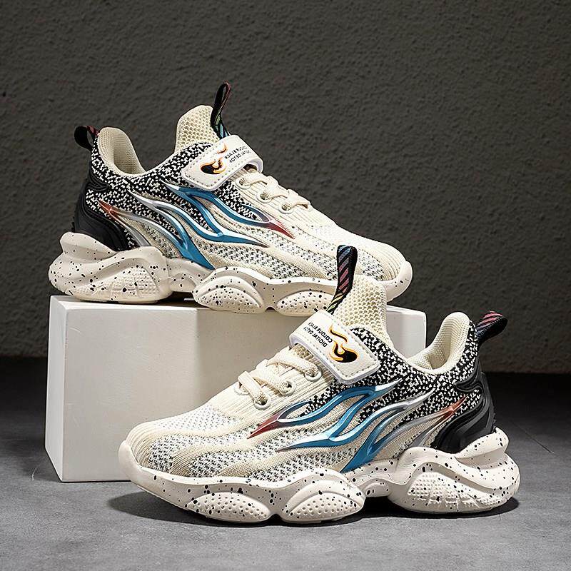 Official website Cambridge's new boys' shoes flying web face CUHK children primary school children running shoes autumn-style boys sneakers