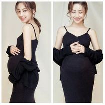 Maternity Sling Dress For Photography Props Elegant Pregnanc