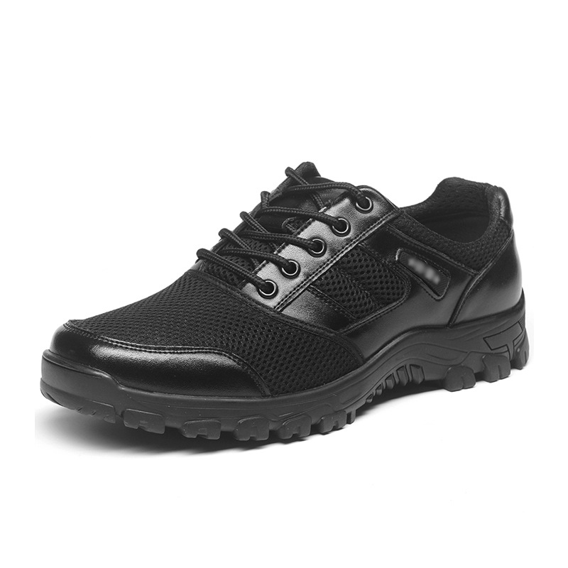 Low-top duty shoes black spring and autumn tactical shoes wear-resistant non-slip mesh breathable training shoes outdoor training shoes