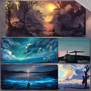 [Large Gaming Mousepad Art Strata Liquid Mouse Pad Compute Mo]