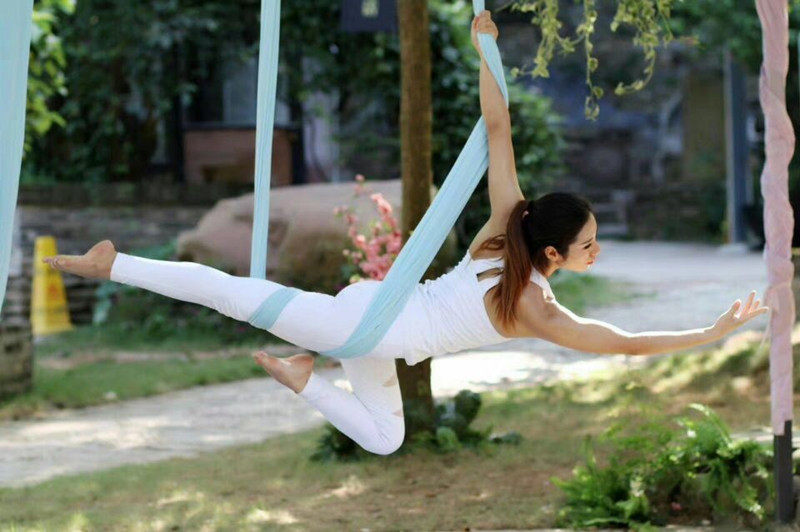 Аксессуары для йоги 加厚布2.8x5米反重力空中瑜伽吊床yoga swing弹力吊床aerial yoga OTHER