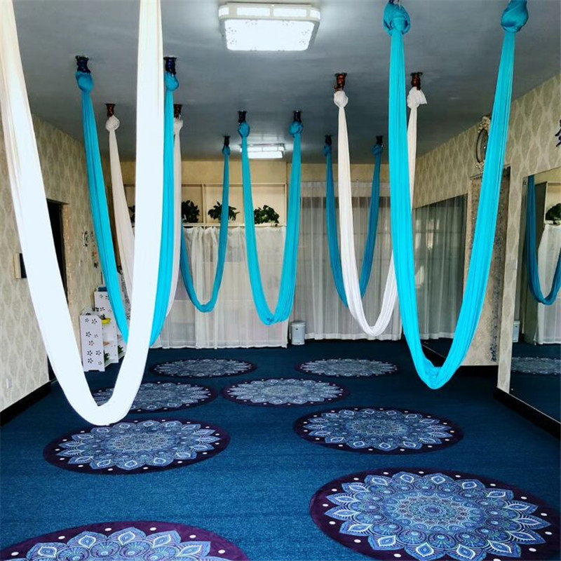Аксессуары для йоги 加厚布2.8x5米反重力空中瑜伽吊床yoga swing弹力吊床aerial yoga OTHER