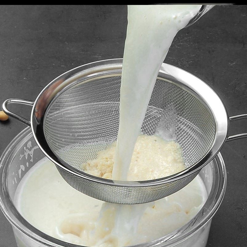 Missed Fish Spurs STAINLESS STEEL LEAK SPOONS SOY MILK FILTER MESH JUICE SESAME SIEVE HOUSEHOLD KITCHEN MIXED SCOOP FOR SPOONS.