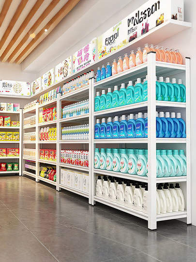 Nouveau support d'affichage d'étagère de supermarché support de stockage d'entrepôt support de stockage de cantine de magasin de commodité commerciale multicouche