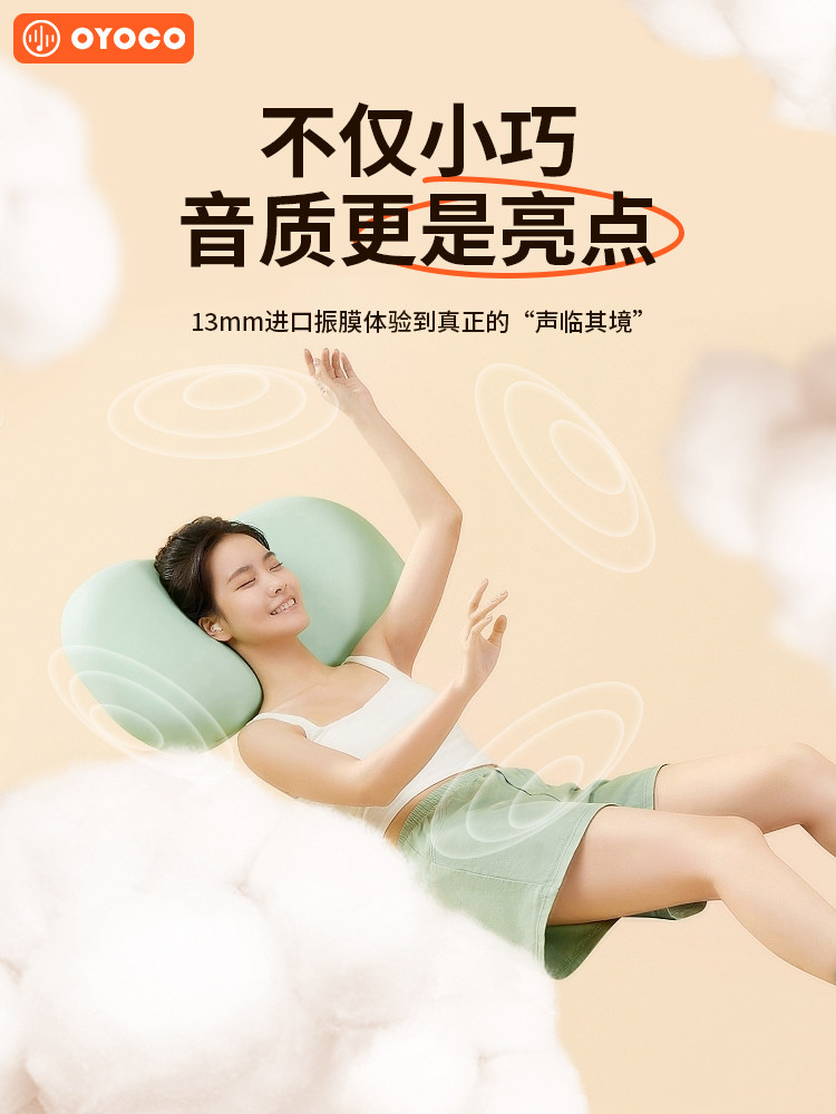 Bluetooth Earphones for Sleep, Noise-Cancelling, In-Ear, Wireless, Sound-Isolating, Asmr, Mini, Small, Comfortable to Wear for Long Periods of Time