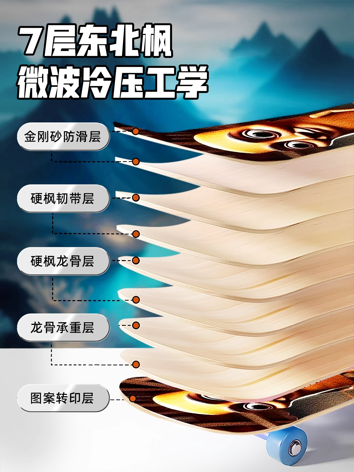 2025 New Model Shanhaijing Children's Skateboard for Boys and Girls, Beginner Youth Four-Wheel Scooter for 6-12 Year Old Primary School Students