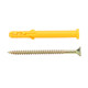 ຂະຫນາດນ້ອຍ croaker ສີເຫຼືອງ plastic expansion self-tapping screw tube expansion set 6 ຢາງ plug bolt expansion plug 12m nylon m10 nail rivet bolt 8