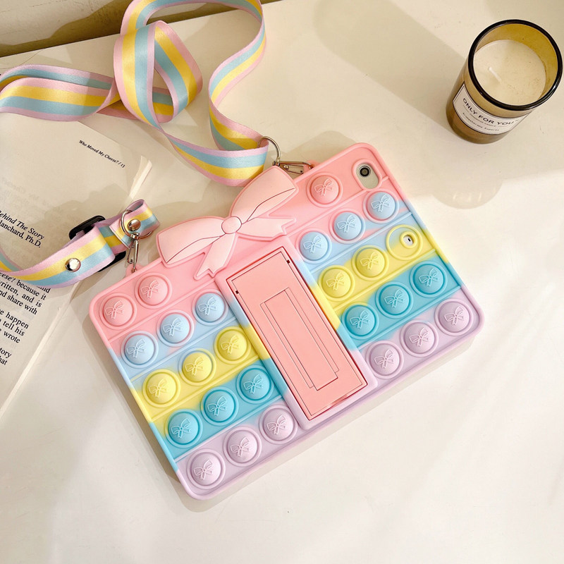 iPad protective sleeves 10 2 inches 2021 new 9 generations Air4 Soft shell 10 9 Children anti-fall 2018 9 7 inches suitable for pro11 Apple mini23 flat