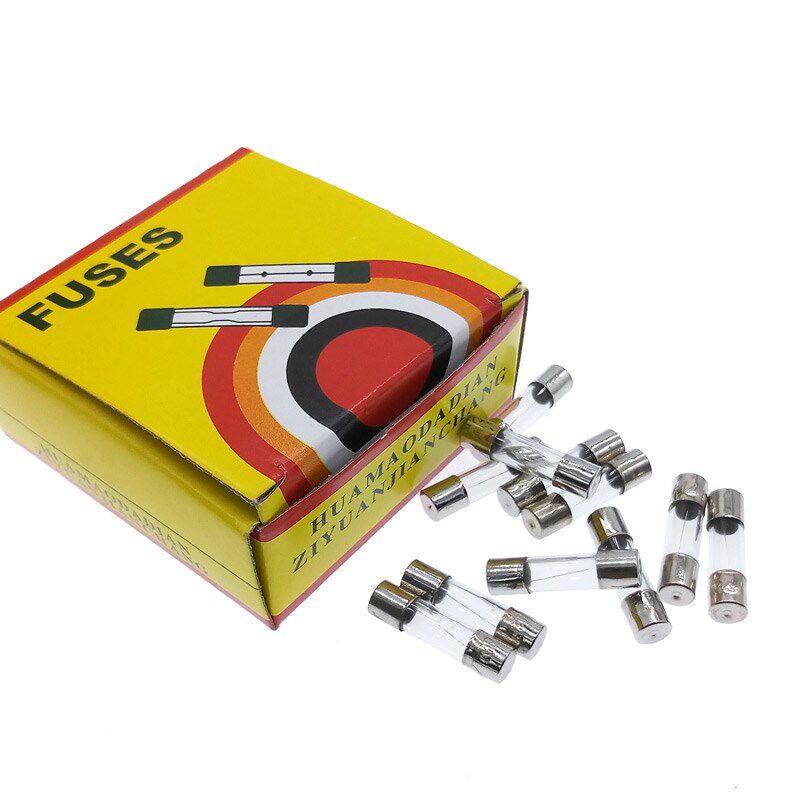 100pcs Fast-blow Glass Fuses Assorted Kit 5mm*20mm 0 1A 0 2A