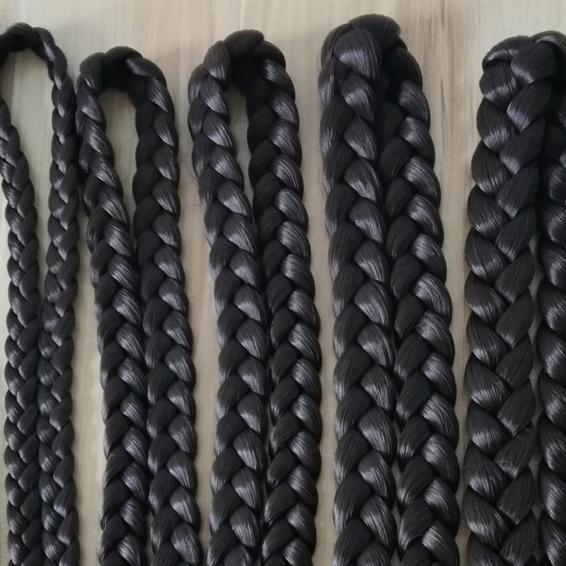 Simulated Braided Double-Ended Twist Braid Wig, High-Temperature Fiber, Hand-Woven, Suitable for Republic of China Era Students, Long Braids, Square Dance Performance Simulated Braided Double-Ended Twist Braid Wig, High-Temperature Fiber, Hand-Woven, Suitable for Republic of China Era Students, Long Braids, Square Dance Performance