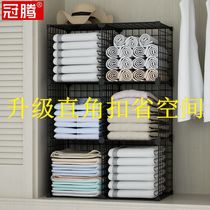 Wardrobe partition tiered frame Bedroom storage shelf Girl heart floor-to-ceiling wrought iron shelf for clothing cabinet 30CM