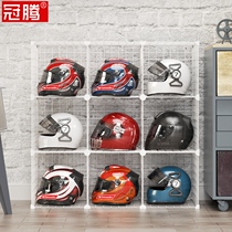 Motorcycle Helmet Containing Rack Electric Bottle Car Safety Helmet Rack Cap Holder Cap Holder Landing Helmet Shelf Storage Cabinet