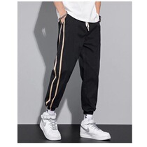 Pants mens 2020 new summer thin sports casual trousers loose Korean version trend brand nine points overalls